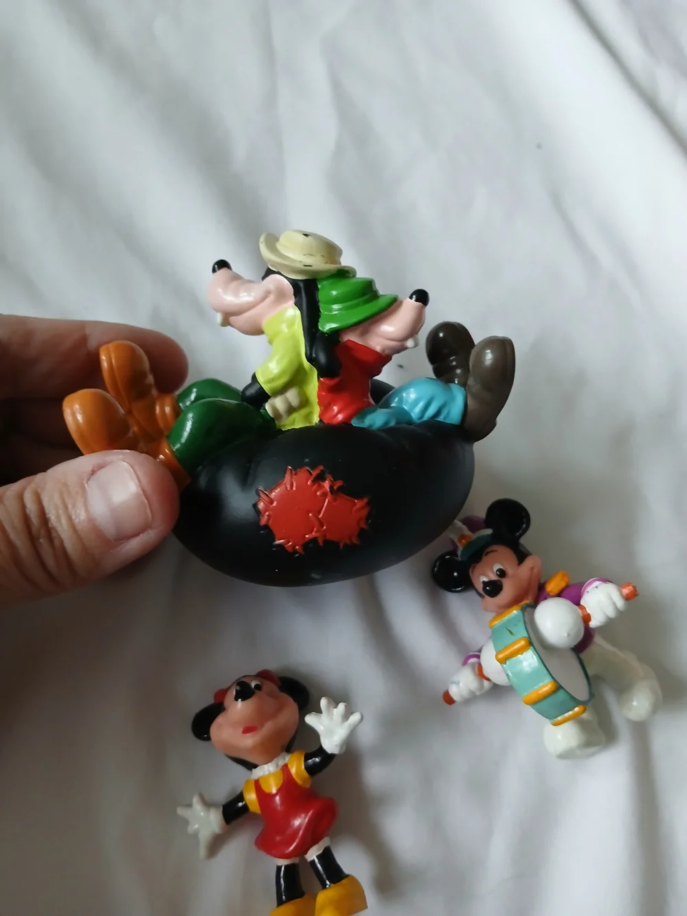 Vintage Disney Mickey, Minnie And Goofy Toys